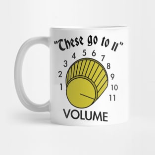 Volume Up To 11 - Guitar Amp Funny Classic Music Joke Mug